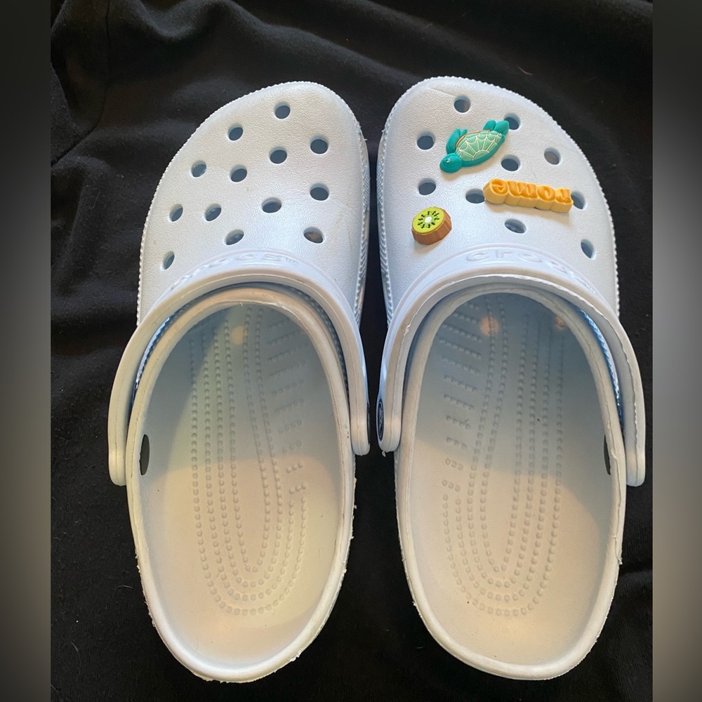 Light blue crocs